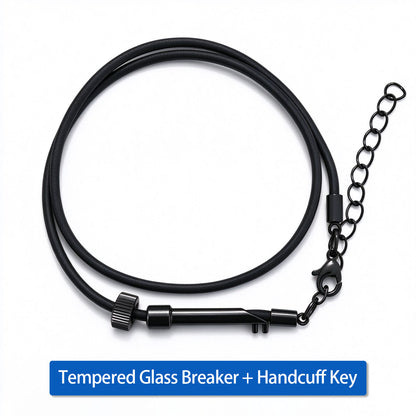dht™⭐Survival Bracelet – Emergency Glass Breaker & Hidden Handcuff Key