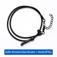 D — Bullet-Resistant Glass Breaker + Handcuff Key