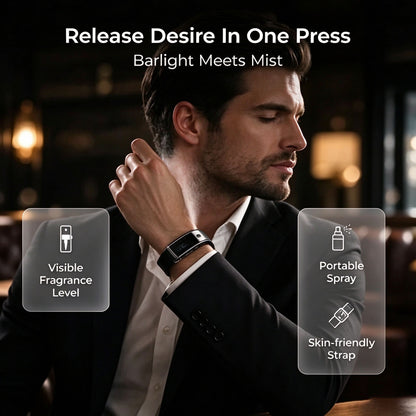 ✨Refillable Fragrance Spray Bracelet – Wearable Perfume Atomizer