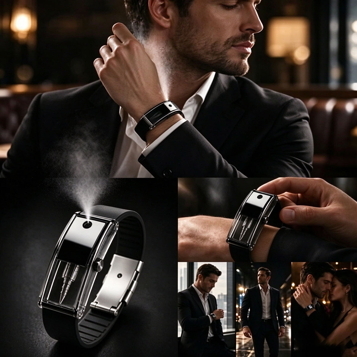 ✨Refillable Fragrance Spray Bracelet – Wearable Perfume Atomizer