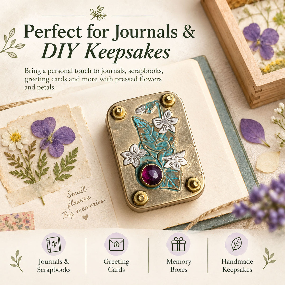🌸Mini Flower Press | Small Portable Pocket Press