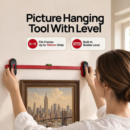 🖼️ Quick-Level Picture Hanger | Easy Wall-Mounting Tool for Framed Artwork & Photos