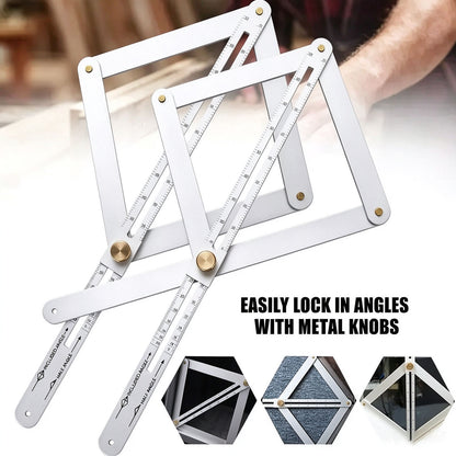 📐New Premium Corner Angle Finder, Stainless Steel Protractor Digital Angle Finder with Scales