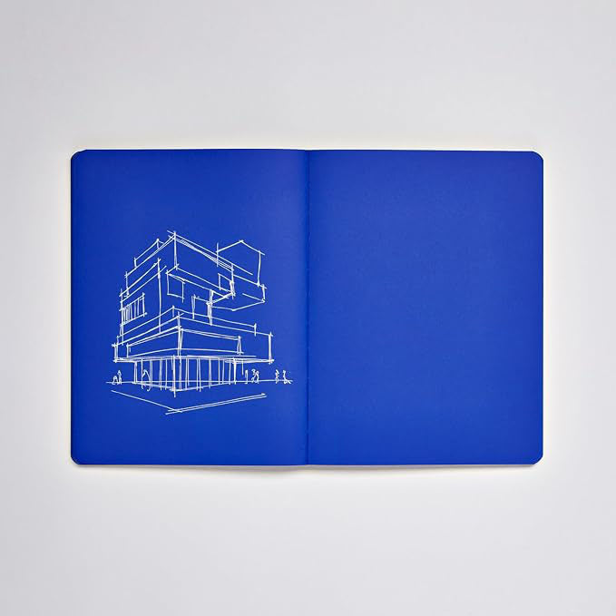 dht™⭐Notedfy Think Blue Notebook Free with White Ink Pen | A Creative Space for Bigger Ideas