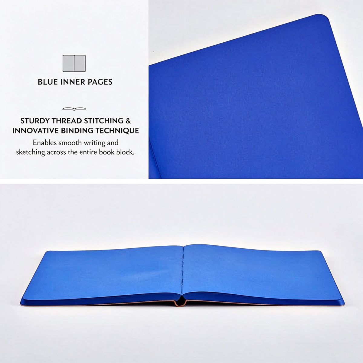 dht™⭐Notedfy Think Blue Notebook Free with White Ink Pen | A Creative Space for Bigger Ideas