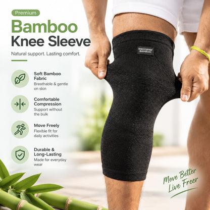 Hot sale Premium Bamboo Knee Sleeve – Single