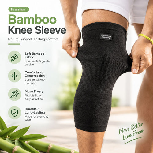 Hot sale Premium Bamboo Knee Sleeve – Single